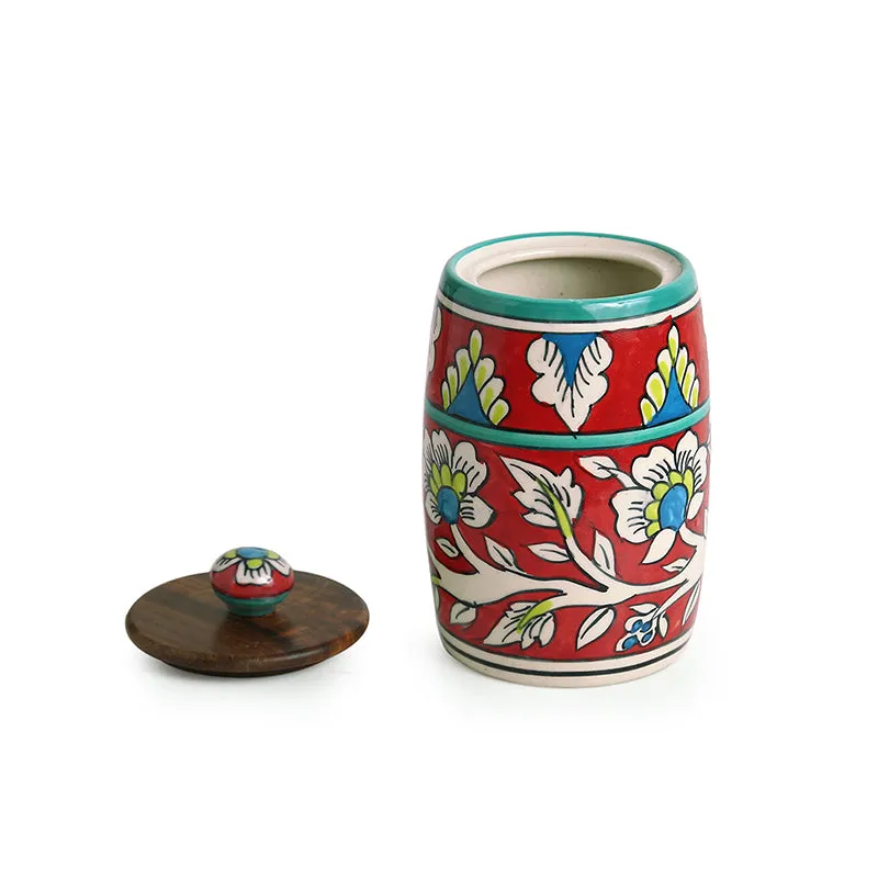 Rang-E-Gul Curve Ceramic Jar - 570 mL media 3