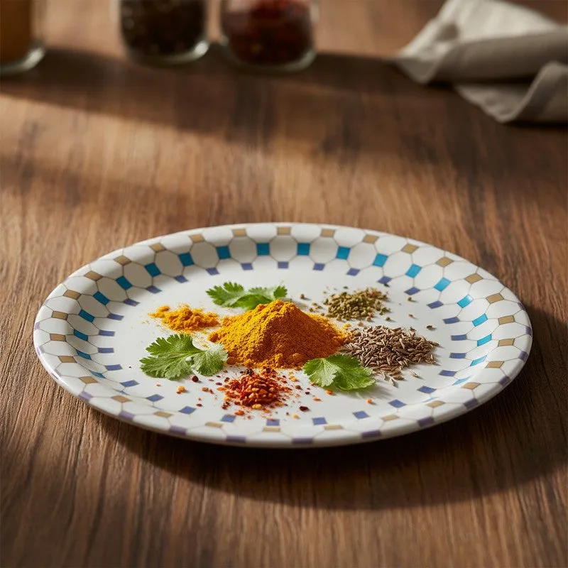 Arris Melamine Quarter Plates - Set of Six media 3