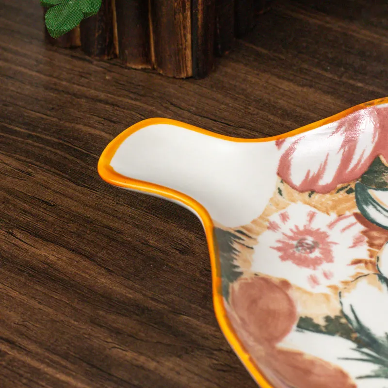 Blush Petal Porcelain Platter - Four Piece Set media 6