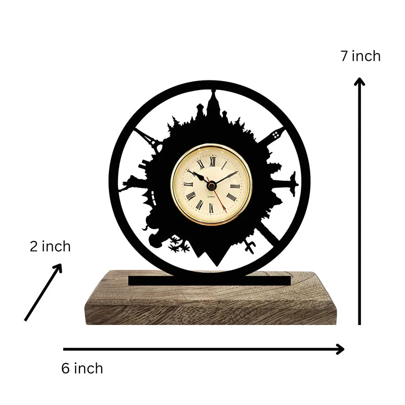Shade City Analog Table Clock media 5