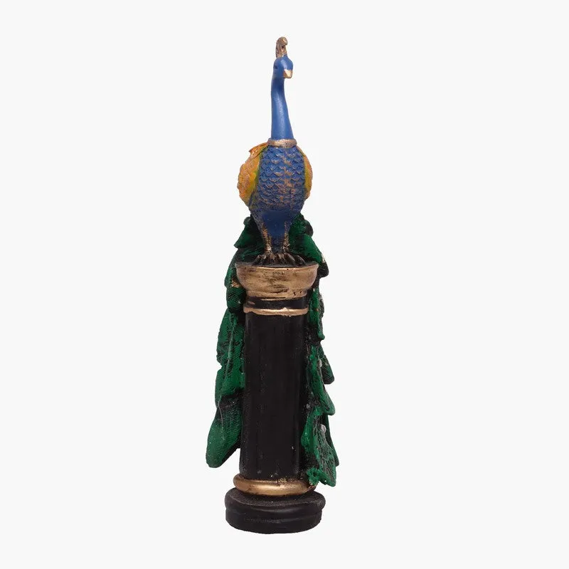Opulent Peacock Polyresin Showpiece media 5