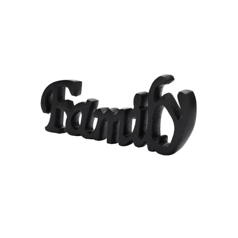 Family Forever Typography Showpiece - Black media 4