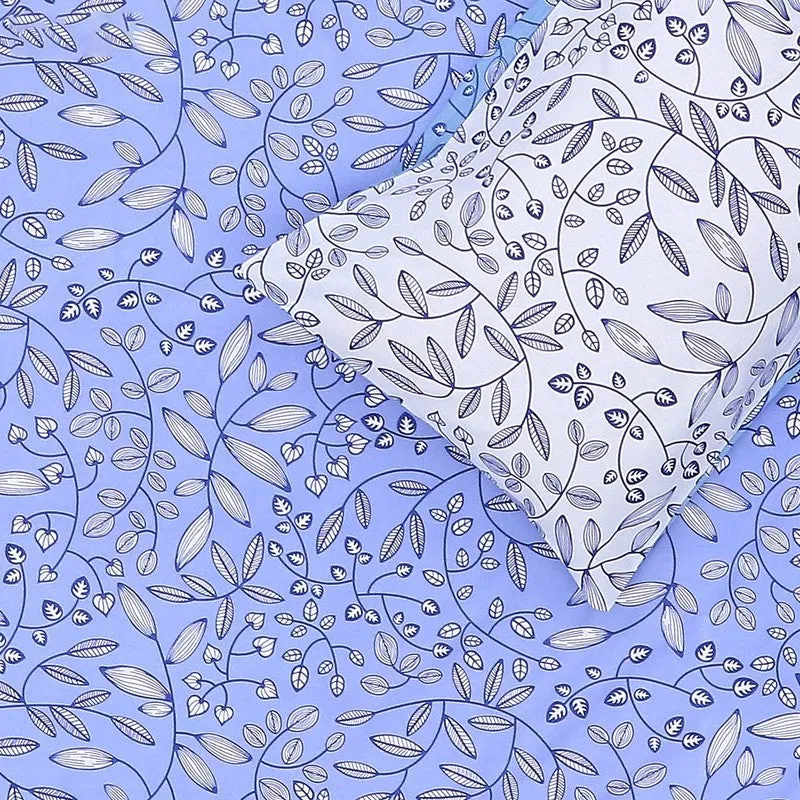 Monte Carlo Floria Luxe Cotton Bedheet (Lavendor) - 104 TC media 6