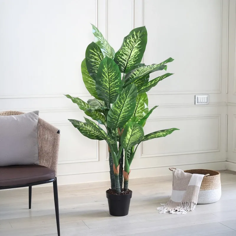 GreenSphere Artificial Plant With Black Plastic Pot - 4.8 ft media 3