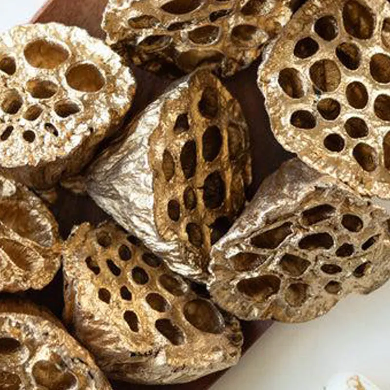 Nalay Golden Lotus Pod - Set Of Ten media 5