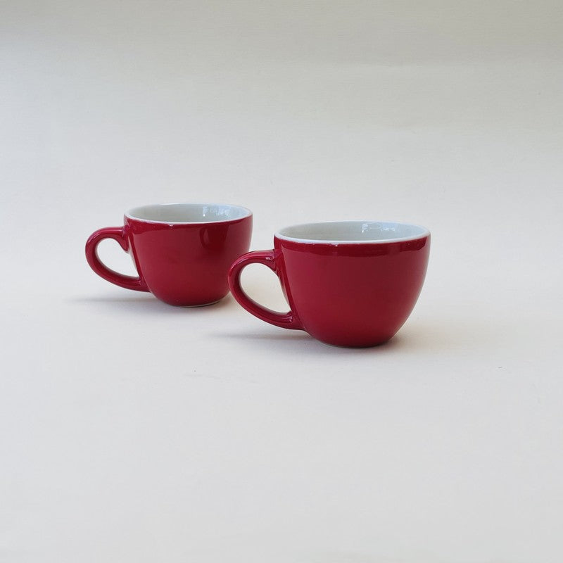 Mystic Ceramic Tea Cup (80 mL Each) - Set Of Two media 5