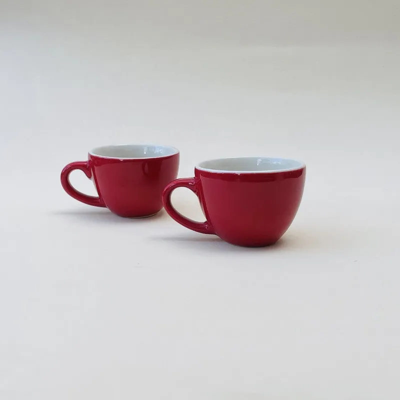 Mystic Ceramic Tea Cup (80 mL Each) - Set Of Two media 5