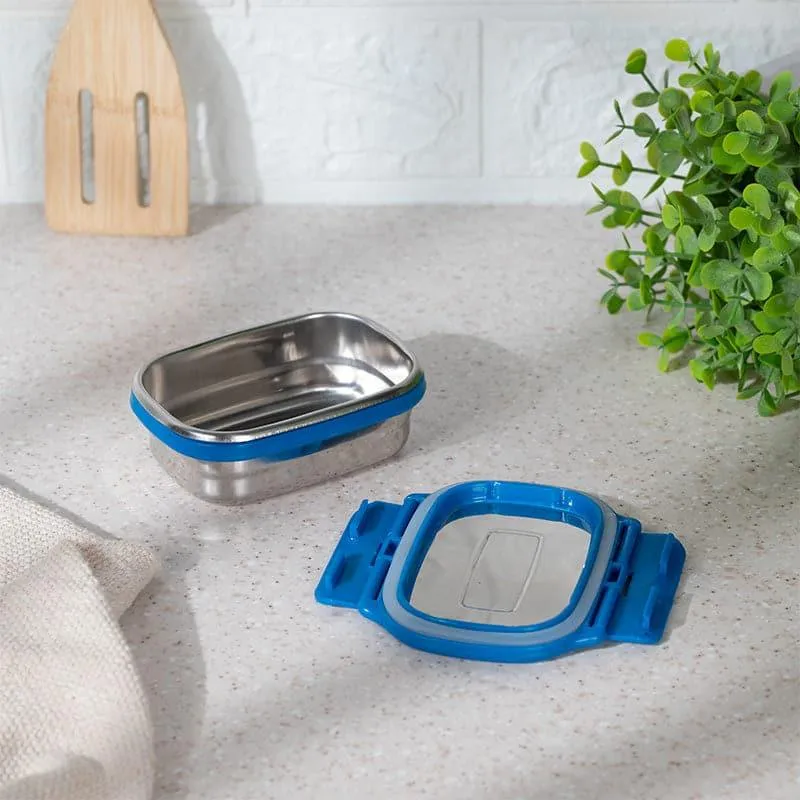 Yum Lock Insulated Lunch Box (Dark Blue) - 150 mL media 3