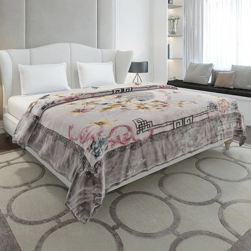 Monte Carlo Whispers of Elegance Blanket - 852 GSM media 1