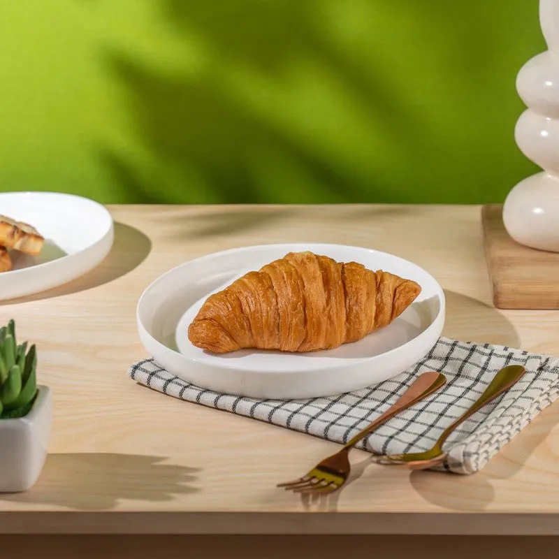 SnackBloom Opalware Glass (Small) Quarter Plates - Set of Six - 3