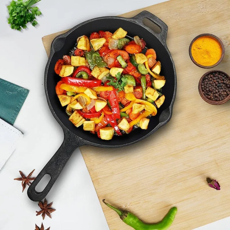 Solara Brewo Cast Iron Frying Pan with Handle - 25 CM media 3
