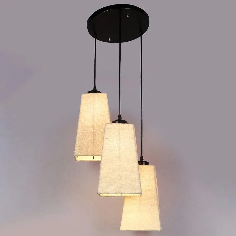 Shadowlux Triple Metal Ceiling Lamp - Off White media 7