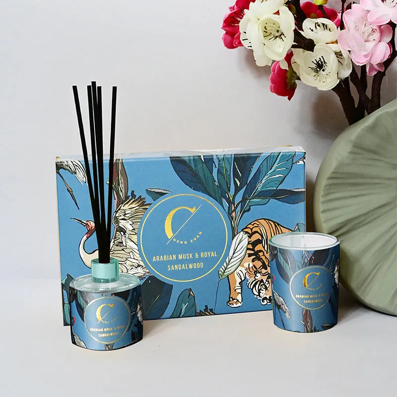 Nevoa Reed Diffuser (Blue) - Two Piece Set media 1