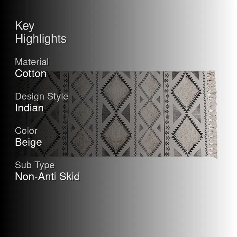 Boho Weave I Cotton Runner Rug media 2