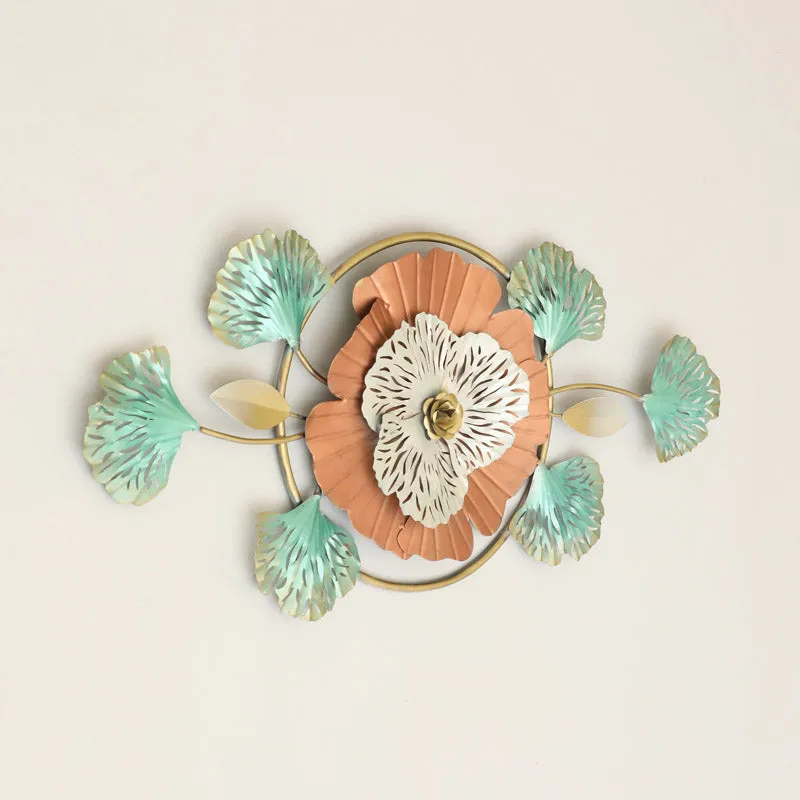 Birda Floral Metal Wall Accent media 3
