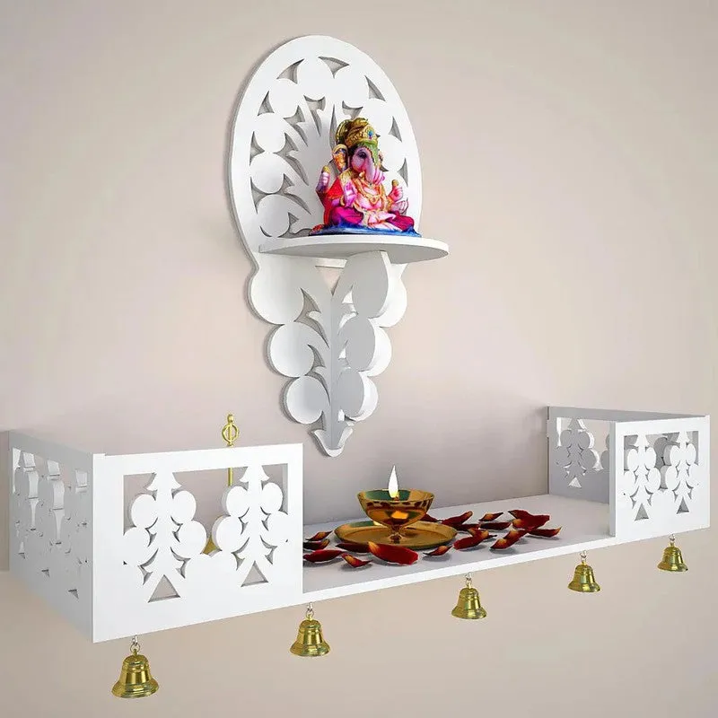 Serenity Shrine Mandir with Shelf media 4