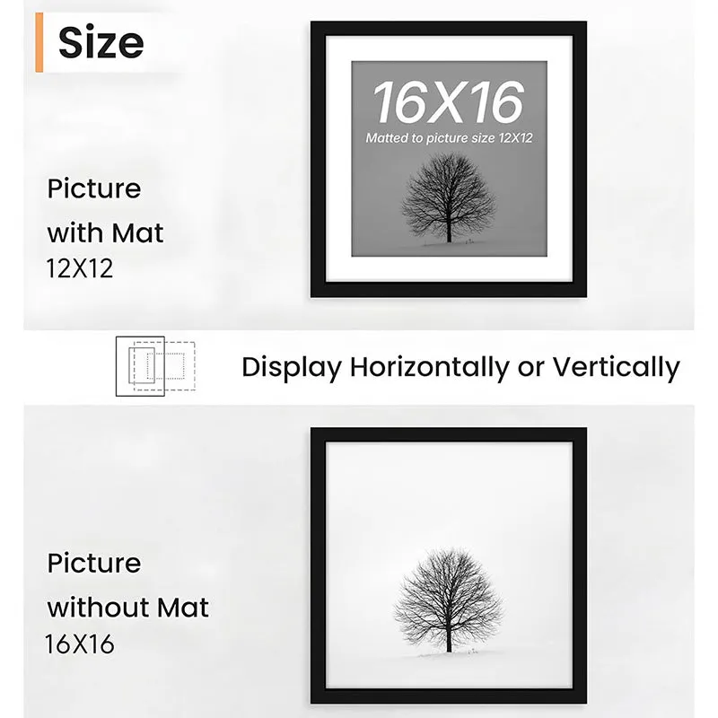 Naia Wooden Photo Frame (Black) - Set Of Four media 7