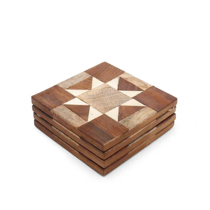 Boho Abstract Coaster - Set Of Four media 5