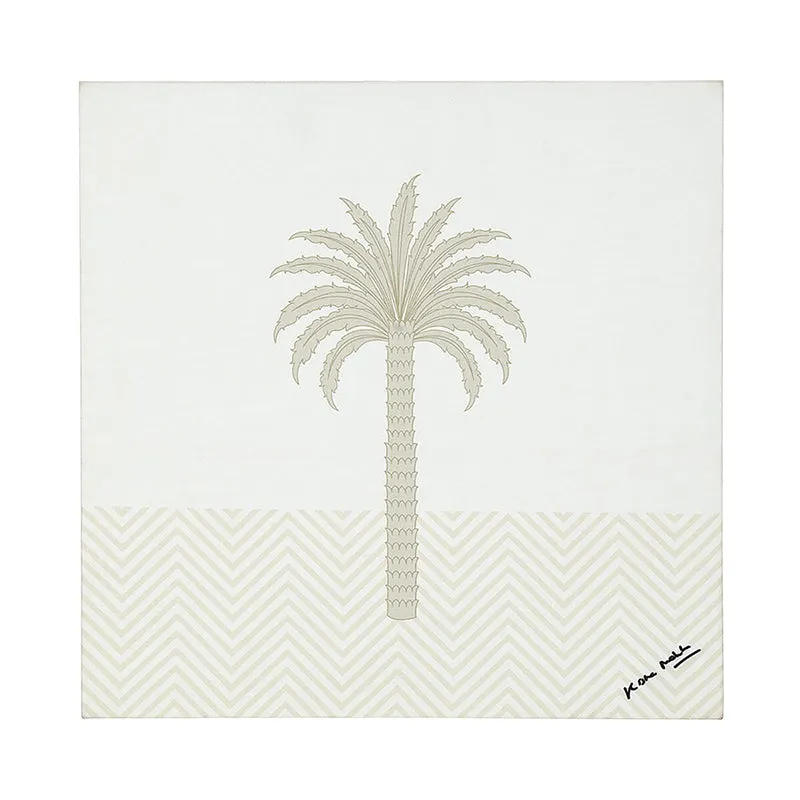 India Circus Tropical Silhouette Canvas Wall Art - Set Of Three media 5
