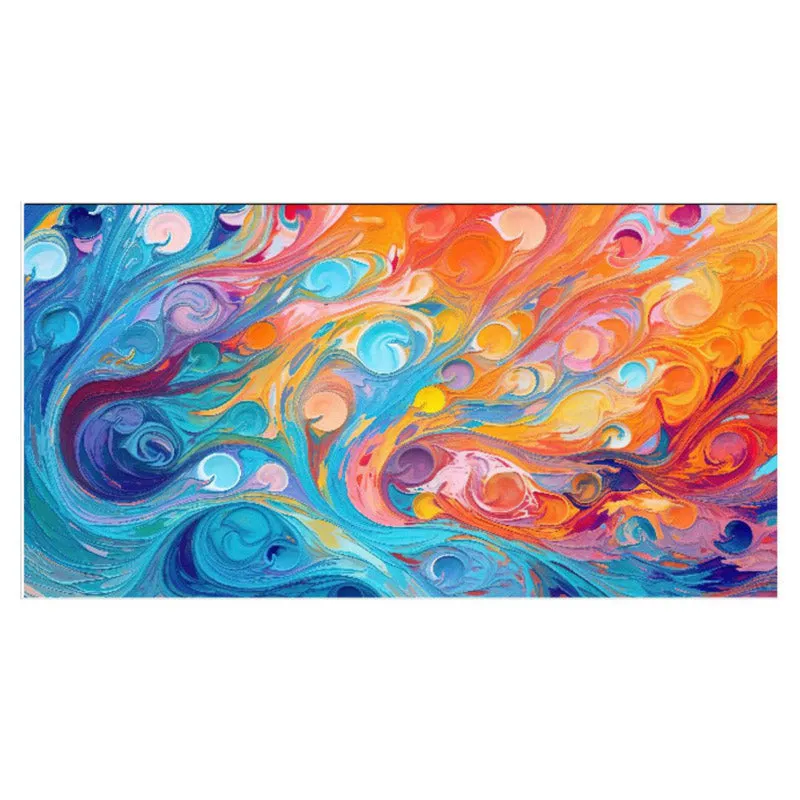 Rainlow Roll Canvas Wall Painting media 3