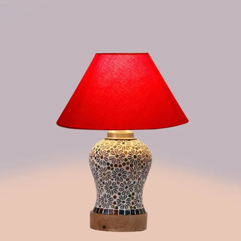 Rafelle Wooden Table Lamp - Multicolor media 6
