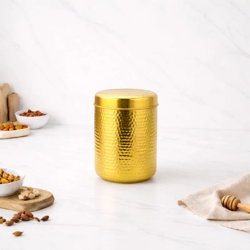 PureForm Gold Brass Container - 3500 mL media 1