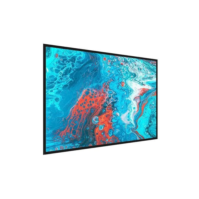 Wispering Rust Canvas Wall Painting - Black Frame media 3