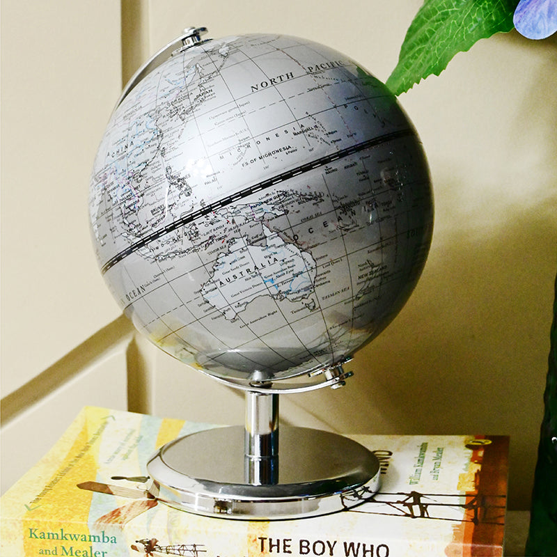 Around The World Metal Showpiece - Grey image 3