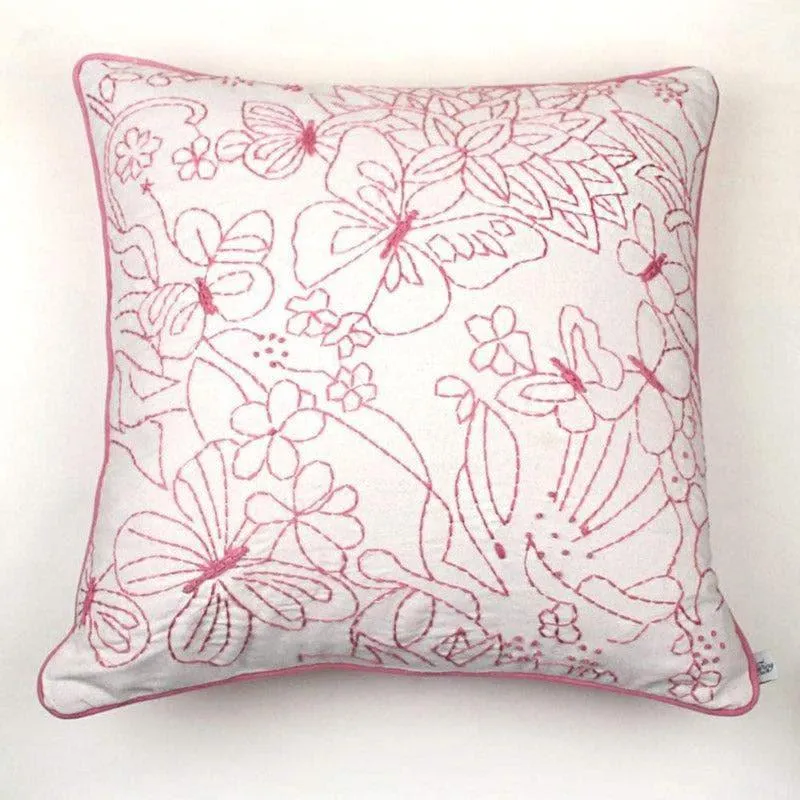Kelly Embroidered Cushion Cover media 1