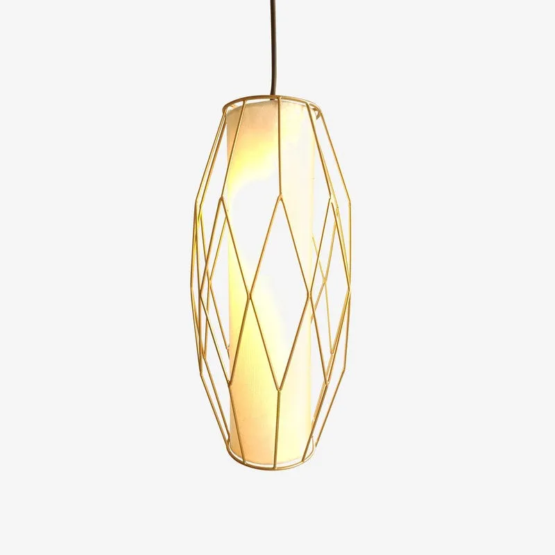 Lustraflare Ori Tall Steel Ceiling Lamp media 3