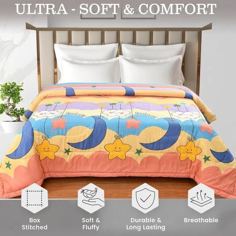 Starry Night Microfiber Kids Comforters - 150 GSM media 5