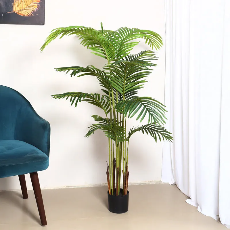 Verdiq Artificial Palm With Black Plastic Pot - 5 Feet media 5