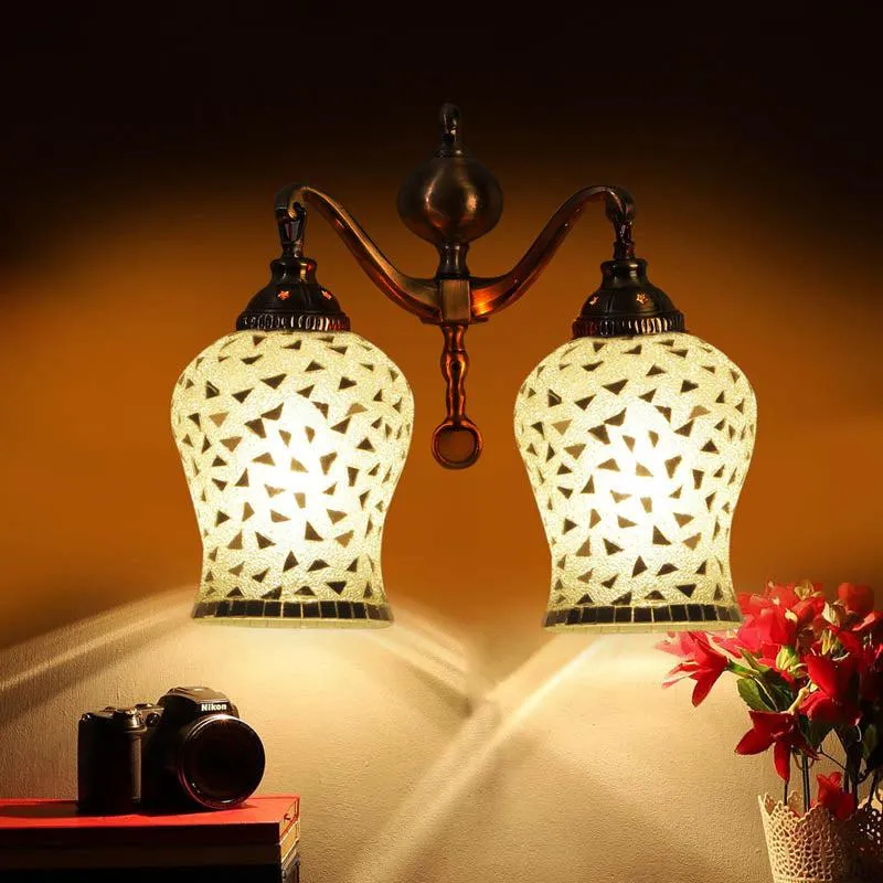 Swarna Metal Mosaic Wall Lamp media 4