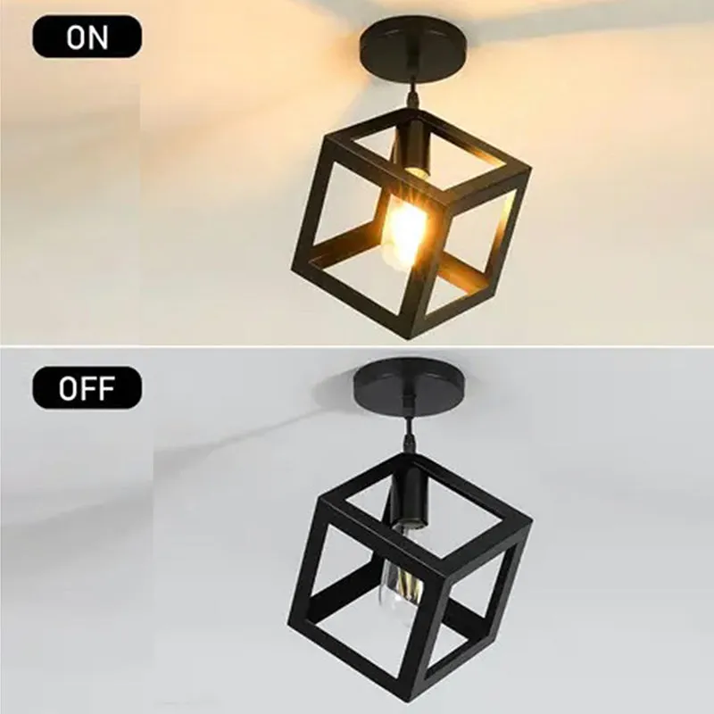Cuboid Lit Ceiling Lamp media 5