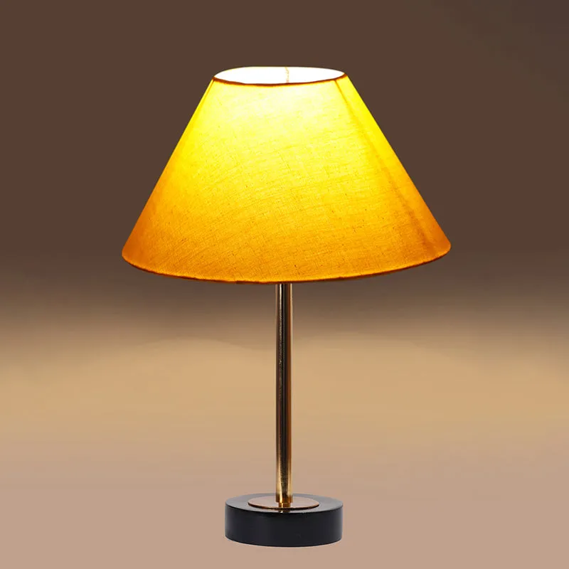 Cotin II Rodin Wooden Table Lamp - Yellow,Gold,Black media 6