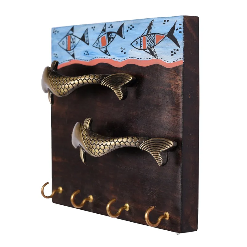 Machli Magic Handcrafted Tribal Key Holder media 4