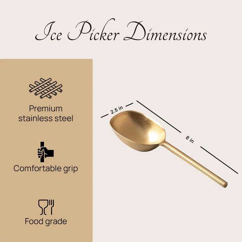 Grace Ice Picker - Gold media 6