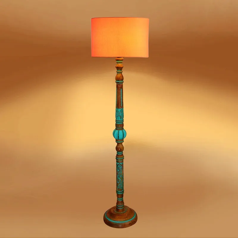 HaloCylinder Light Floor Lamp (Orange) media 3