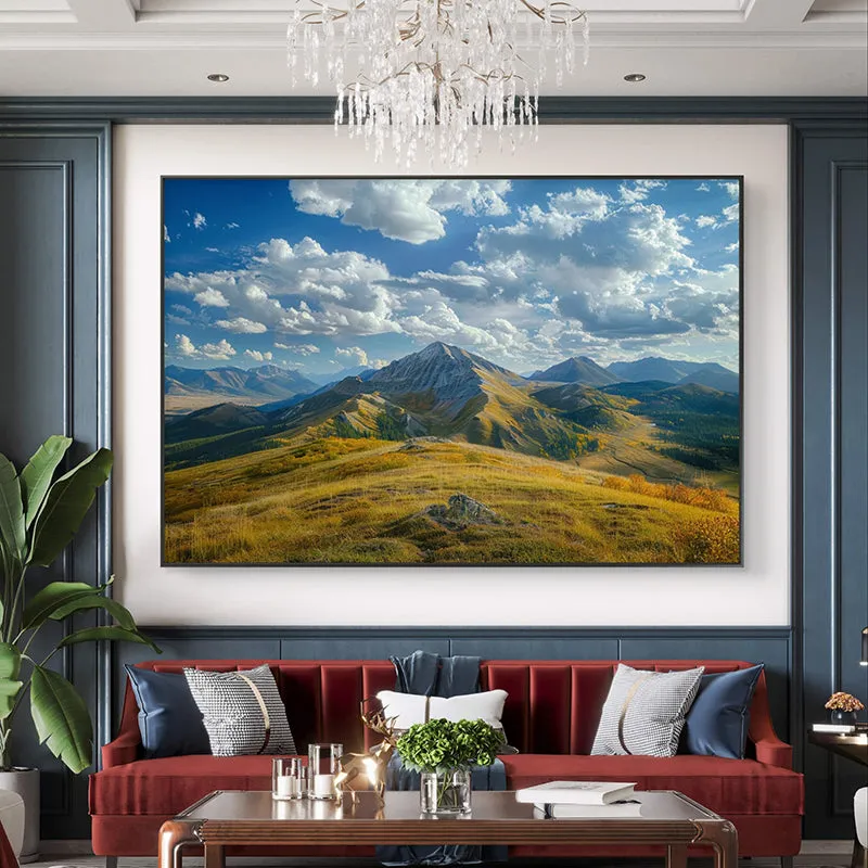 Clifftop Skies Canvas Wall Painting media 4