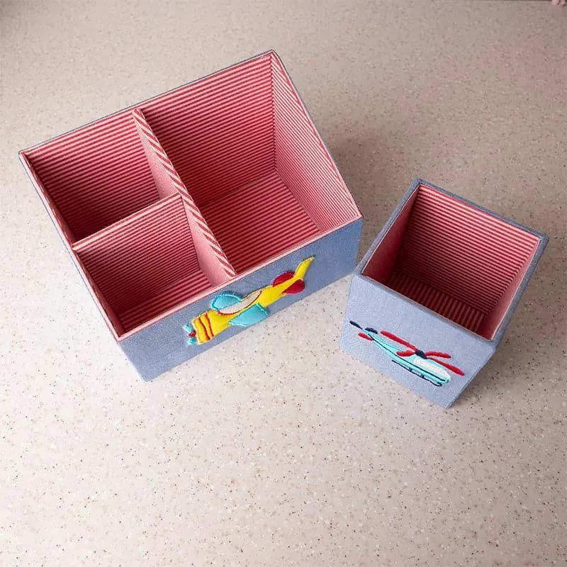 Pilot Stack Stationery Holder (Aero Adventure Collection) - Set Of Two media 3