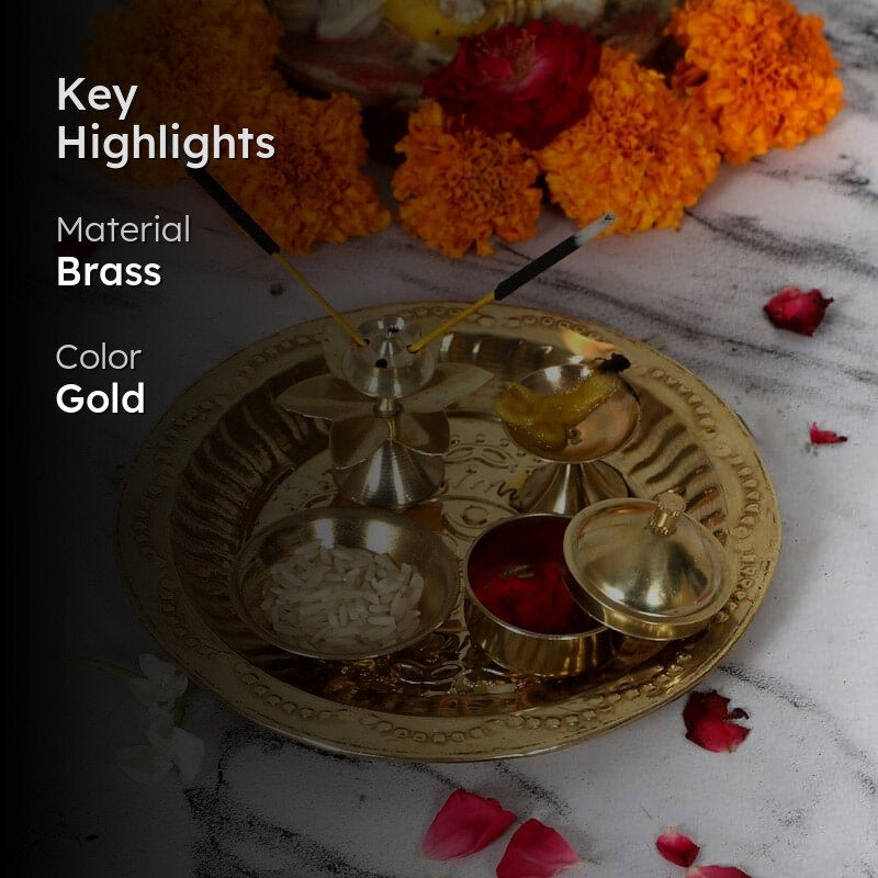 Sashitha Pooja Thali Set media 2
