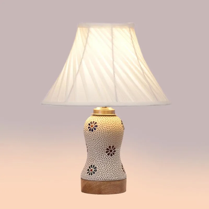 Espera I Pleated Wooden Table Lamp - Multicolor media 6