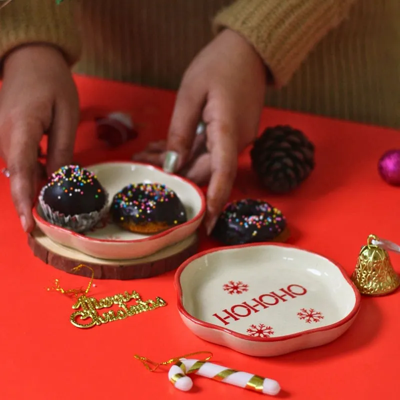 Ho Ho Ho Ceramic Quarter Plate media 4