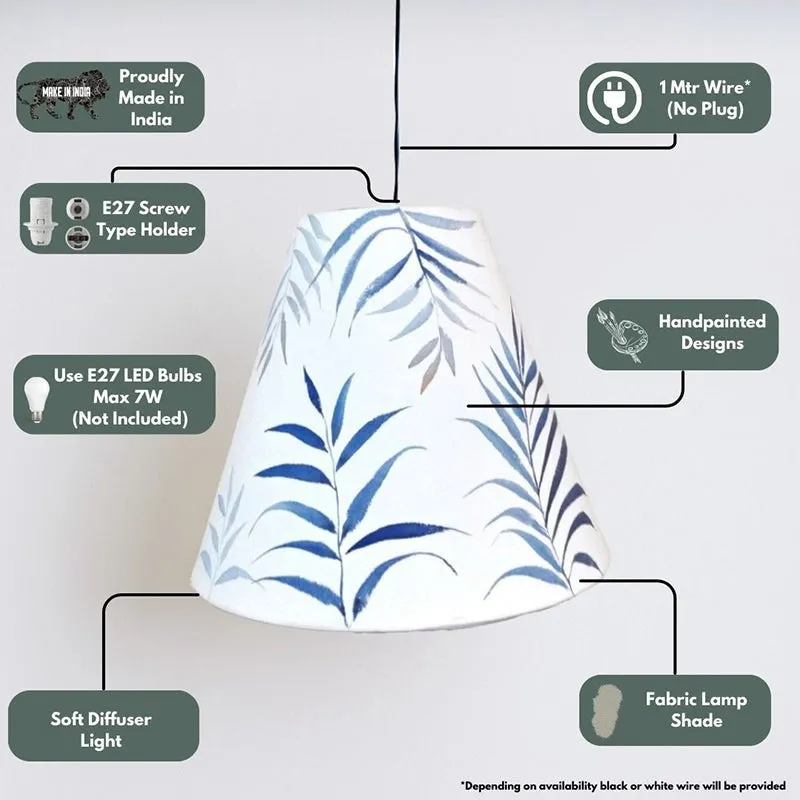 Garden Home Handpainted Fabric Ceiling Lamp media 3