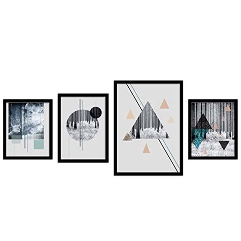 Nature In Shapes Wall Art - Set Of Four media 3