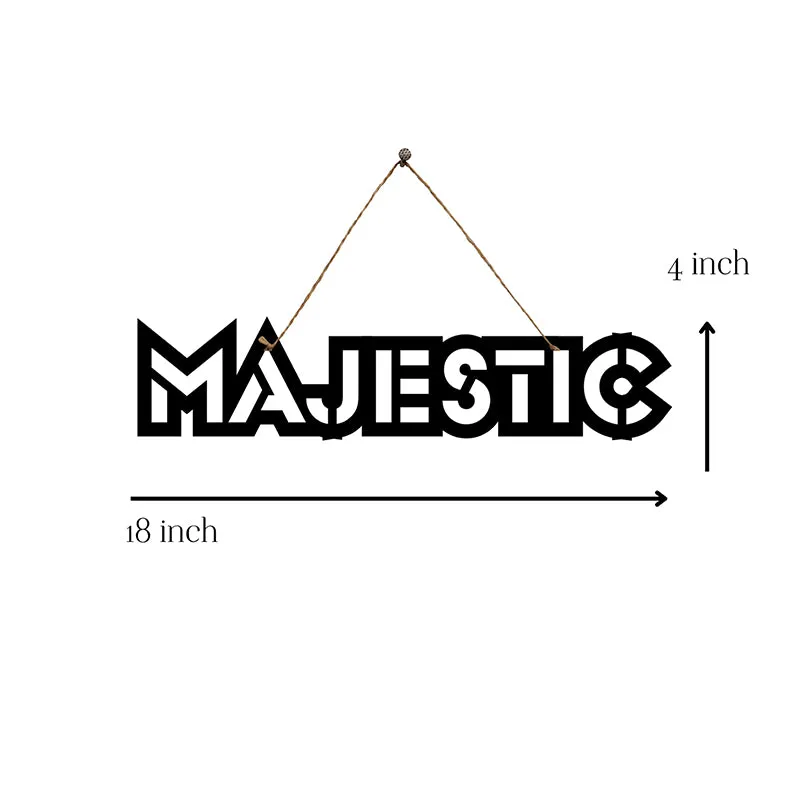 Majestic Mild Steel Wall Accent media 5
