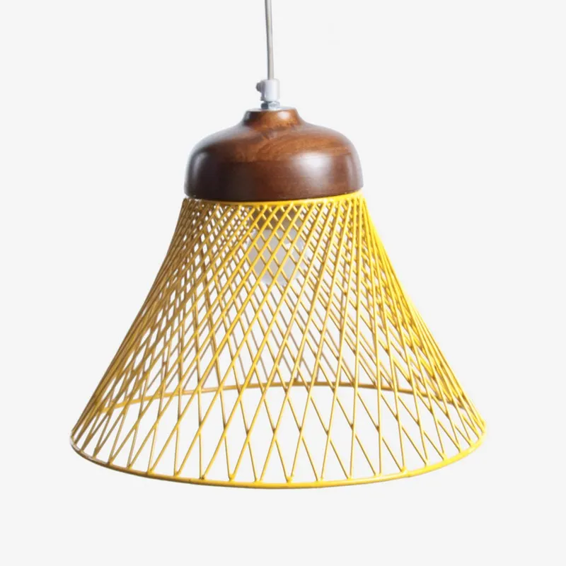 Orange Tree Netta Mango Wood Ceiling Lamp media 4