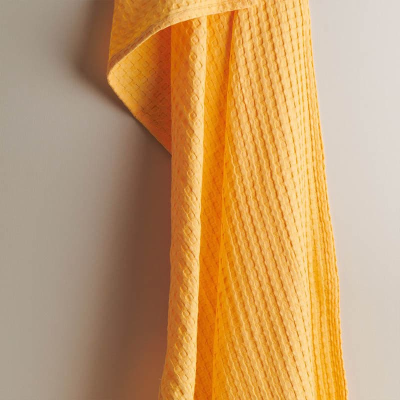 Alyssa Waffle Hand Towel (Yellow) - Set Of Two media 3