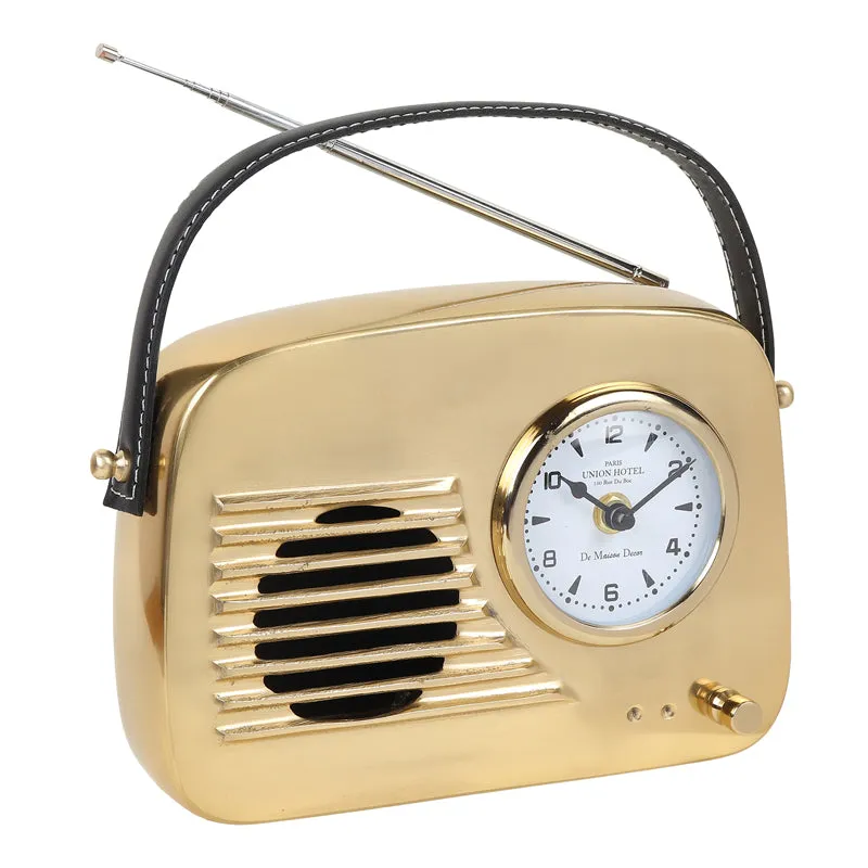 Melody Minutes Table Clock - Gold media 4