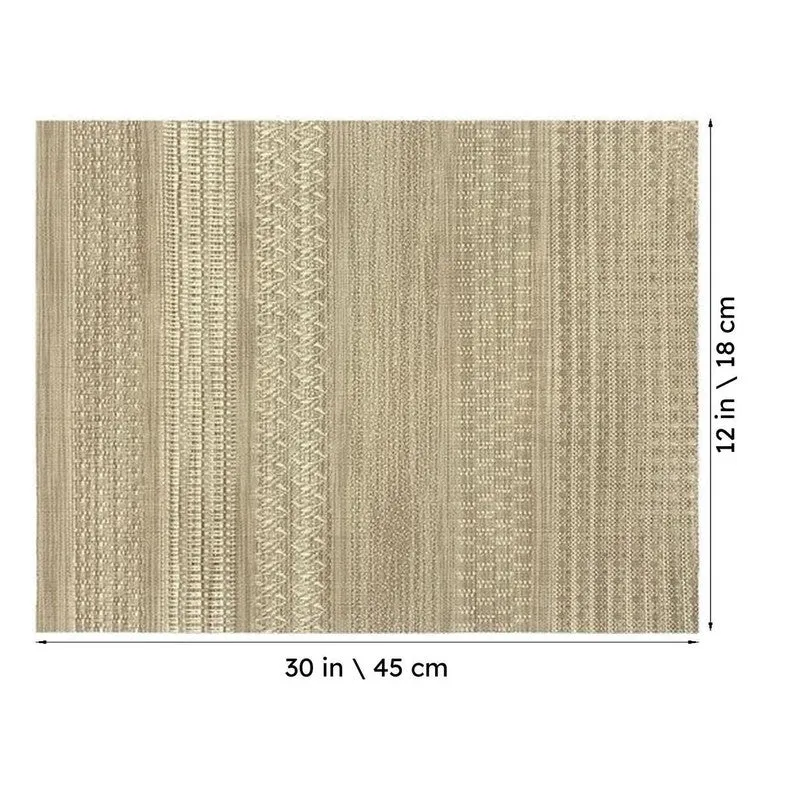 Golden Rectangle PVC Table Mats - Set Of Two media 6